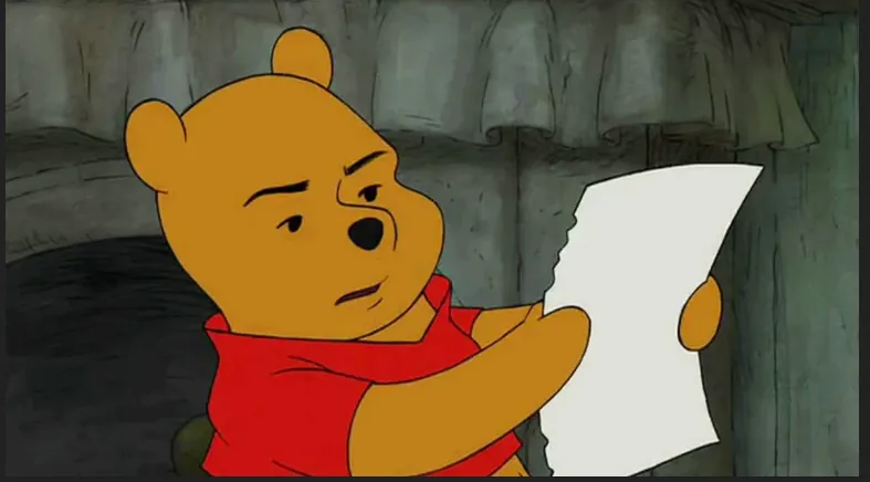 Winny The Pooh preforming due diligence