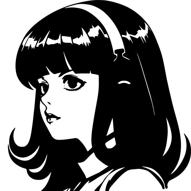 Black-and-white illustrated portrait representing Hermes Agent